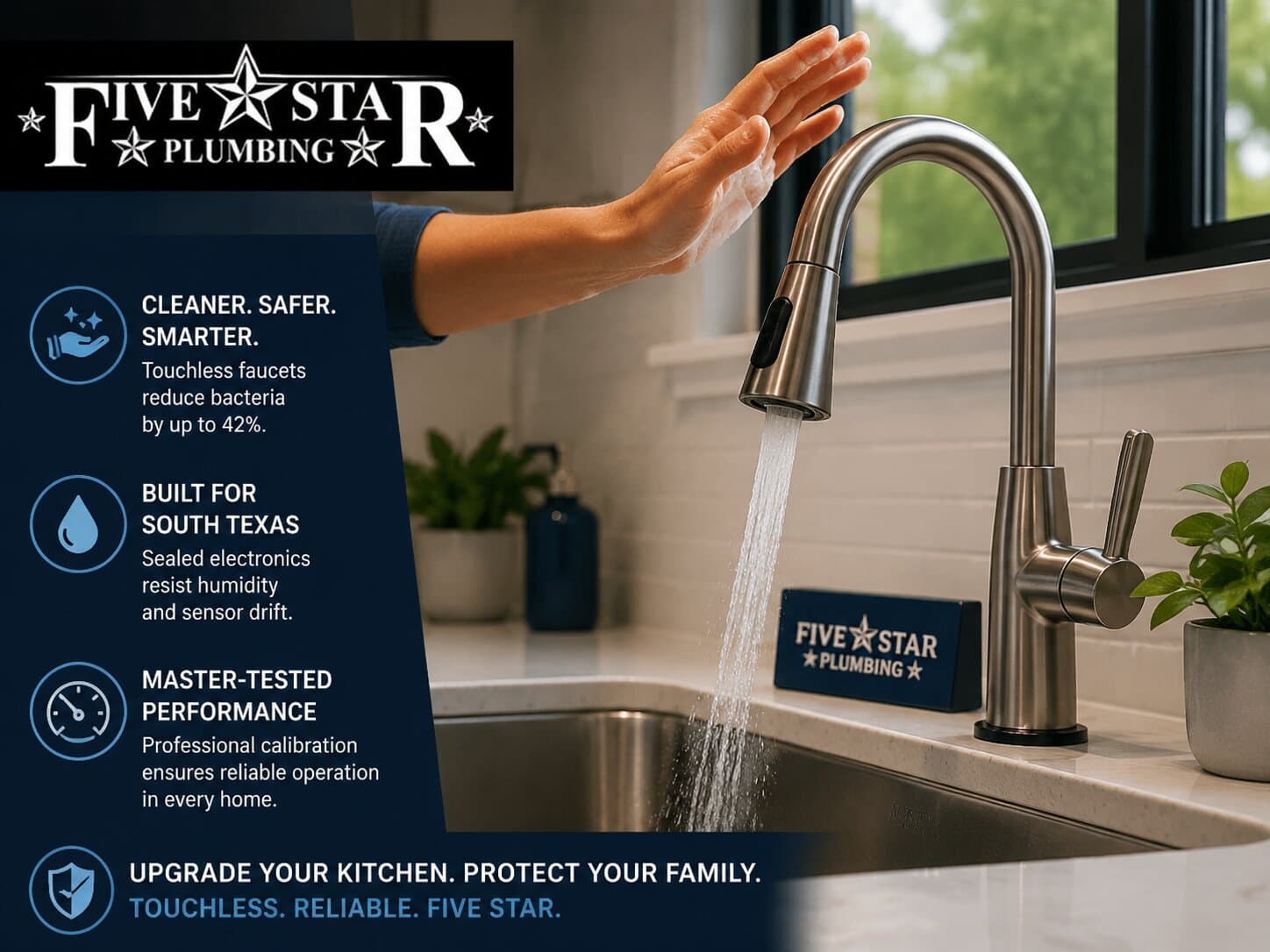 Master-Tested Touchless Kitchen Faucets for Leon Valley